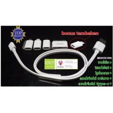 ROBOT TPE600 Cable Set full all connector ( untuk segala type hp dan taublet)