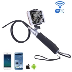 Robxug Nirkabel Endoskopi-iPhone Android WIFI Borescope Video Inspection Kamera. 2 Juta Piksel HD Ular Kamera Anti-Air USB HD 720 P 6 LED Endoskopi Industri untuk Android/Jendela/IOS (1 M) -Internasional