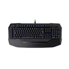 ROCCAT Ryos MK FX Mechanical Gaming Keyboard dengan Switch Cherry MX, RGB Illuminated Backlight, Tombol Makro, Per Kunci LED Pencahayaan, Wrist Rest, Audio Jack, AlienFX Wired USB untuk PC & Laptop-HITAM-Intl