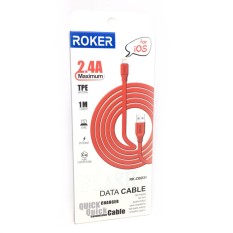 Roker Flash RK-CBD31 Kabel Data Charger 2.4 Ampere for iPhone 5 / 6 / 7 / 8 / X