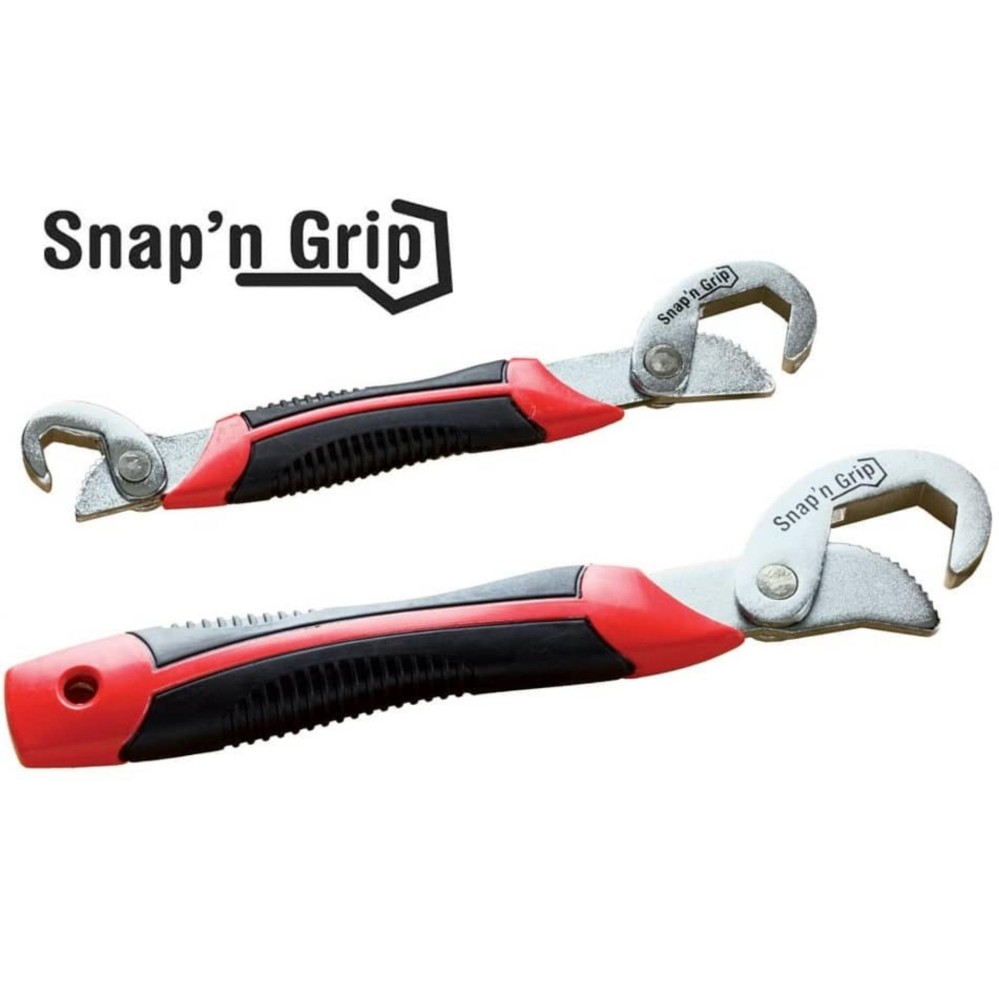 Roket - Snap N Grip 2pcs Kunci Pas Universal - Kunci Pas Universal Alat Tang Kunci Inggris Serbaguna Untuk Mur Dan Baut