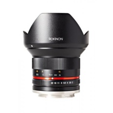 Rokinon 12 Mm F2.0 NCS CS Ultra Wide Angle Fixed Lensa untuk Olympus dan Panasonic Mikro 4/3 (MFT) mount Kamera Digital (Hitam) (RK12M-MFT)-Intl