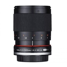 Rokinon 300M-FX-BK 300 Mm F6.3 Cermin Lensa untuk FUJI X Kamera Lensa Tanpa Cermin Yang Dapat Dipertukarkan-Internasional