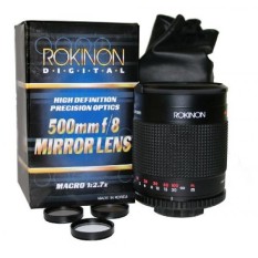 Rokinon 500 M 500 Mm F/8.0 Lensa Kaca (Hitam)-Intl