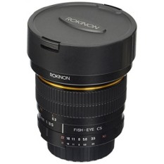 Rokinon FE8M-N 8 Mm F3.5 Fisheye Fixed Lensa untuk Nikon (Hitam)-Internasional