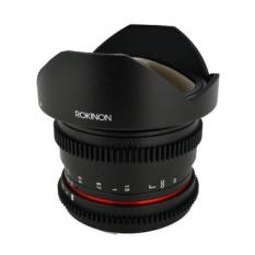 Rokinon RKHD8MV-N HD 8 Mm T/3.8 Fisheye Lensa untuk Nikon dengan De-Clicked Apertur dan Dapat Dilepaskan Hoodwide -Sudut Lensa-Internasional