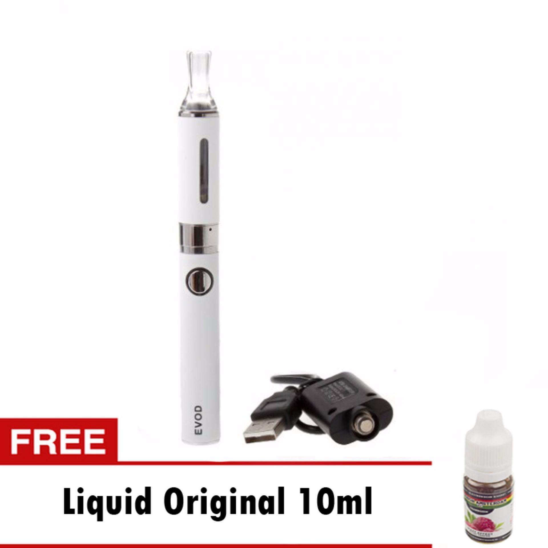 Rokok Elektrik Vapor Evod Single Blaster Pack Putih + Free Liquid Rokok Elektrik Vapor Evod Single Blaster Pack Putih + Free Liquid