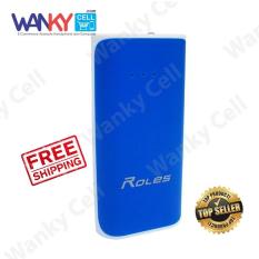 Roles R20 Power Bank 8000mAh LED Indicator - Biru