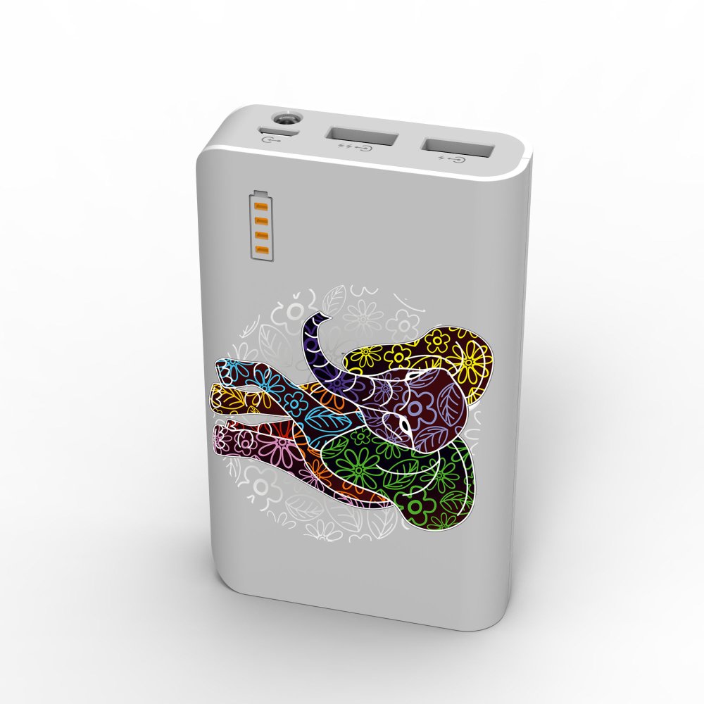 Romoss Power Bank 6000 mAh Spesial Edisi Batik Nusantara - Elephant Floral