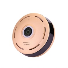Round 360 Derajat Panorama WiFi Nirkabel Kamera Keamanan DPI Night Vision-Internasional