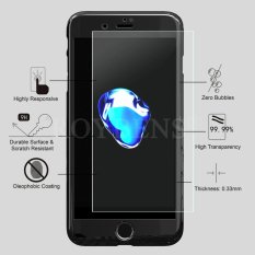 Roybens Cermin Hybrid 360 ° Hard Tipis Case + Tempered Glass Cover untuk IPhone 7 Jet Black-Intl