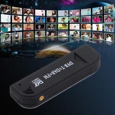 RTL2832U FC0012 DVB-T USB Digital TV Tuner Receiver Dukungan SDR untuk Laptop PC-Intl