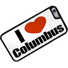 Rubber Case for iphone 6 I Love Columbus region: Ohio, United States - Neonblond - intl