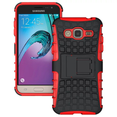 RUGGED ARMOR Samsung Galaxy J3 2016 J320 Case Shockproof Casing Cover Softcase Dual Layer Hardcase Stand Mode