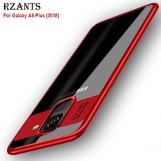 Rzants untuk A8 Plus(2018)【Camera Protect】Hybrid Protective Clear Ultra-thin light Soft Back Case untuk Galaxy A8 Plus(2018) - intl