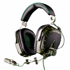 SADES / SANDES A90 Tornado Black Shark Breath Light Headphone Pilots Big Animated Buns Headdress - intl