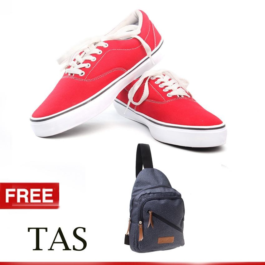 Salvo sepatu kets sneakers dan kasual pria / sepatu kasual kanvas / sepatu sneaker pria / sepatu pria / sepatu sneaker murah A03 abu-abu,hitam, maroon free tas pria / tas messenger pria /SV35 Biru