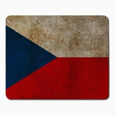 S & F Komputer Mouse Alas 2017 Kedatangan Baru Republik Ceko Bendera Notebookanti Tergelincir Mouse Alas 32*24*0.3 CM Mouse Bantalan Hiasi Meja-Internasional