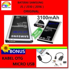 Samsung Baterai / Battery Original Galaxy J5 2016 / J510 Kapasitas 3100mAh + Gratis Kabel Otg Micro Usb