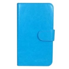 Samsung Galaxy Grand Quattro i8552 Case Book Cover Casing - Biru