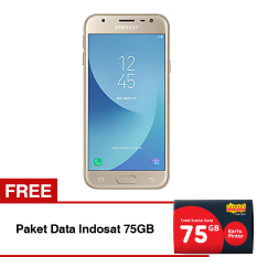 Samsung Galaxy J3 Pro - SM-J330G - Gold + Paket Data Indosat 75GB