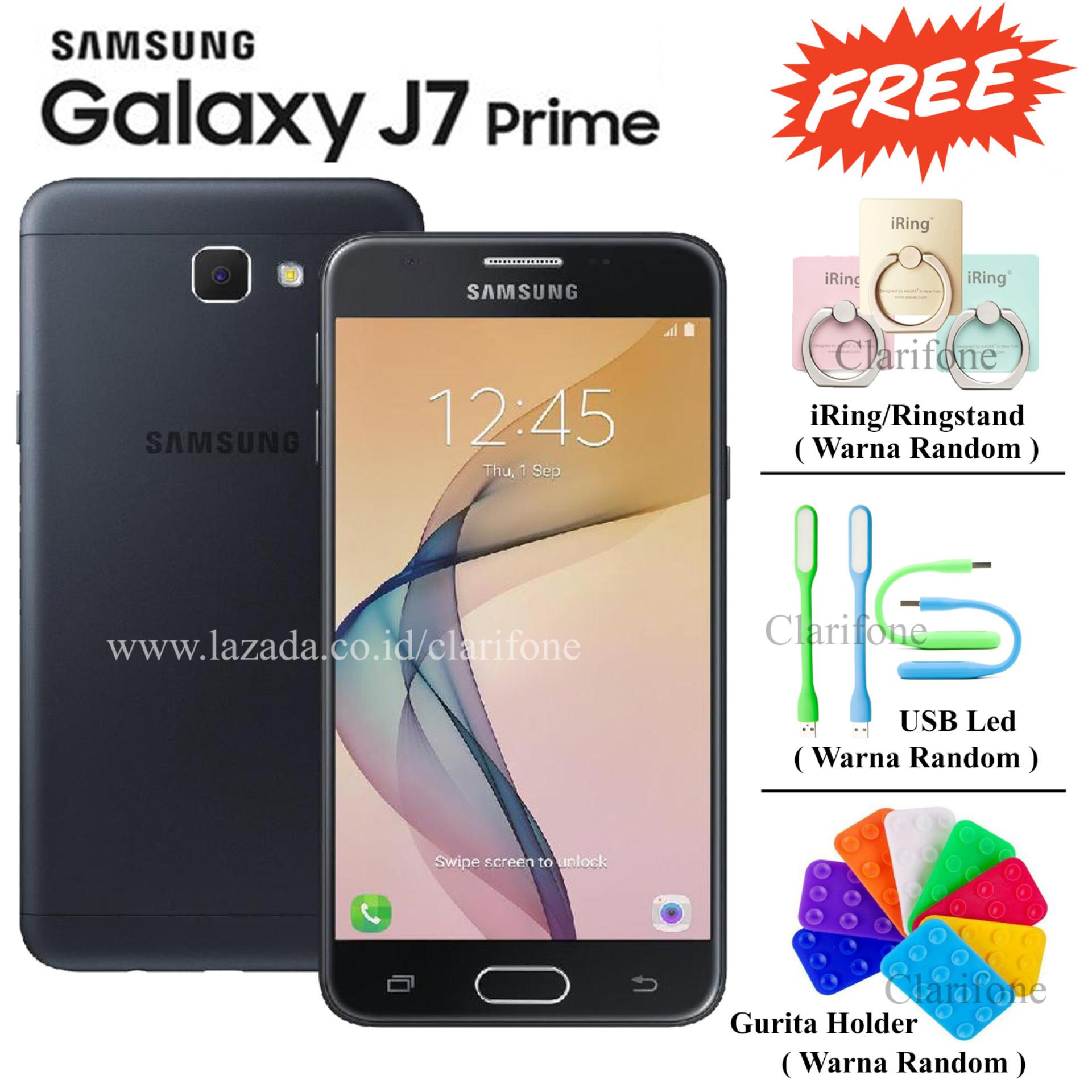 Samsung Galaxy J7 Prime - Layar 5.5 inch - Fingerprint - 32GB - Matte Black