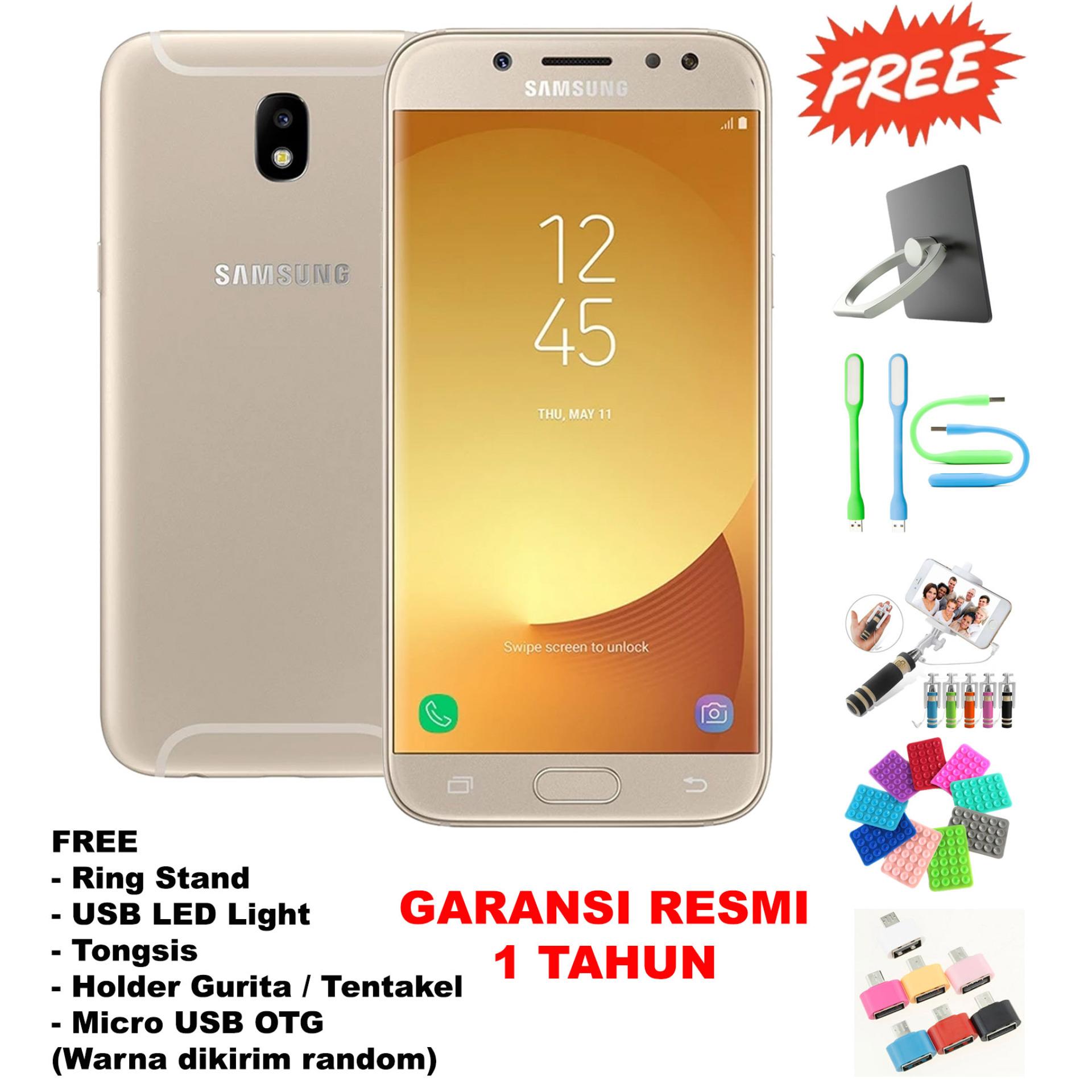 Samsung Galaxy J7 Pro - RAM 3GB - 32GB - Fingerprint - (Free 5 Item Accessories) - Gold