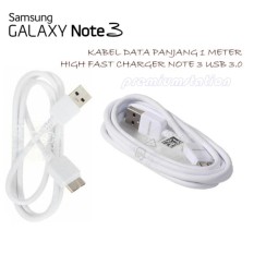 Samsung Galaxy Kabel Data USB Model 3.0 For Note 3 Dan Galaxy S5 Fast - Original