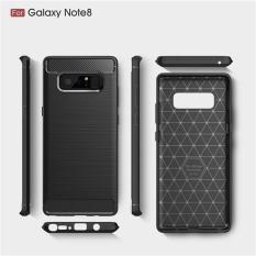 Samsung Galaxy Note 8 Casing/Case Slim Vision Carbon Cover Luxury - Hitam