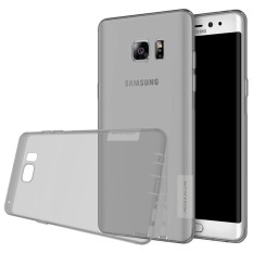 Samsung GALAXY Note FE/Fan Edition Case, NILLKIN Transparan Tipis Soft Nature Slim Crystal Clear TPU Soft Protective Shell Case Belakang untuk Samsung Galaxy Note FE/ Fan Edition-Clear Grey-Intl