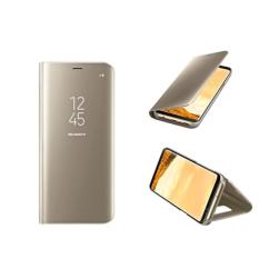 Samsung Galaxy S8 Clear View Standing Cover - Gold (ORIGINAL)