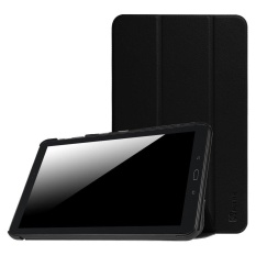 Samsung Galaxy Tab A 10.1 dengan S Pen Case-Ultra Slim Ringan Smart SHELL STAND Cover dengan Auto Sleep /Wake untuk Samsung Galaxy Tab A 10.1 Inch Tablet dengan (S Pen Versi SM-P580), Hitam-Intl