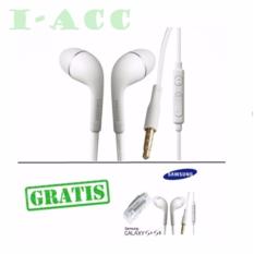 Samsung Handsfree Earphone For All Smartphone In-Ear Jack 3,5mm Flat Kabel BUY 1 GET 1