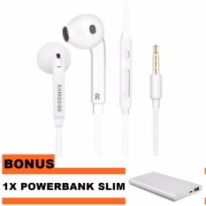 Samsung Headset/Handsfree Samsung S7 And Support All Type Hp + Bonus Powerbank Slim