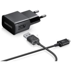 Samsung Original Travel Adapter Charger Samsung 10.6W 2Ampere Dengan Kabel Micro USB Original - Black