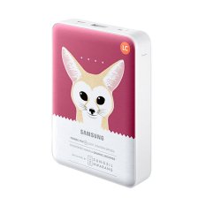 Samsung Powerbank Animal 8400mAh Fennec Fox Original - Merah
