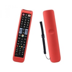 Samsung Smart TV Remote Case SIKAI Silicone Protective Case untuk Samsung AA59-00652A HDTV Remote Cover Shockproof DUST-proof Washable Ramah Kulit Anti-Slip dengan Tangan Lanyard (Merah) -Intl