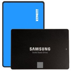 Samsung SSD 850 EVO 500GB with SSD External Case USB 3.0 Super High Speed - Biru