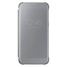 Samsung View Clear Case Galaxy S7 Flat - Silver