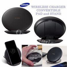 Samsung WIRELESS CHARGER Micro USB Cable Convertible PAD and STAND Faster Charging Technology Compatible with Samsung Galaxy S8,S8+,S7,S7 Edge,Note5,S6Edge+ - Black