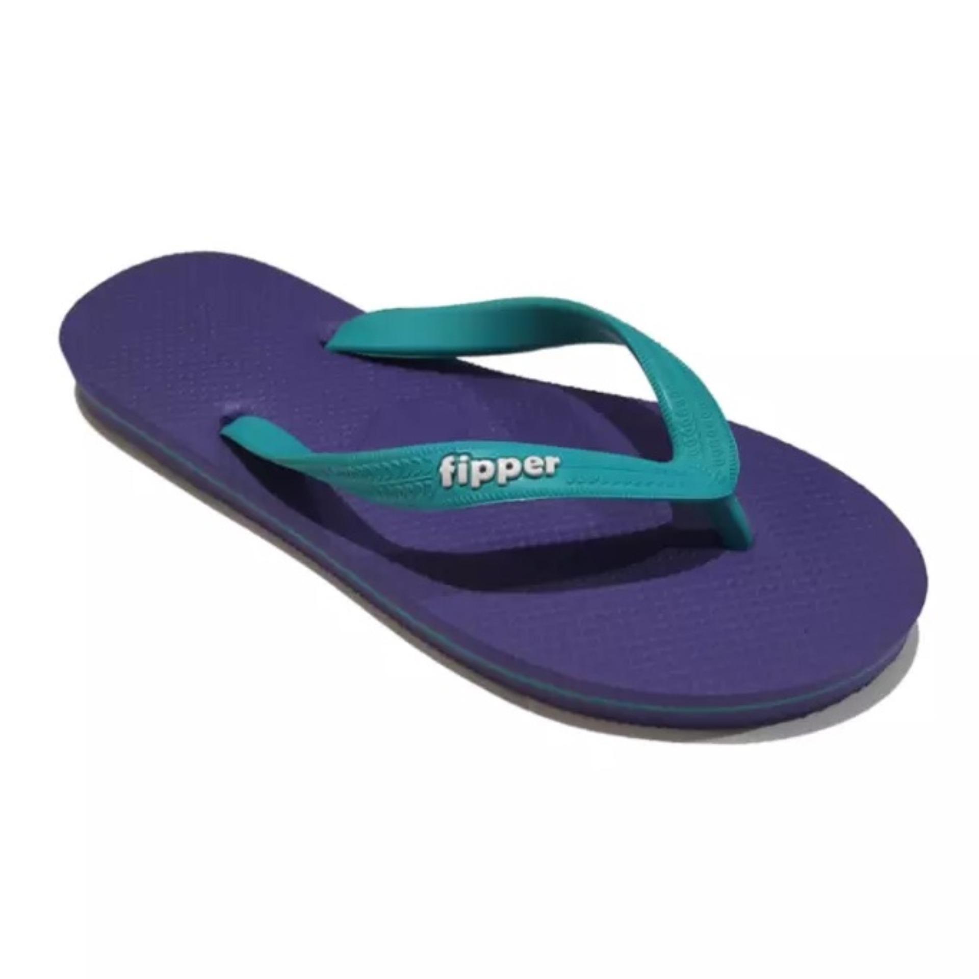 Sandal Fipper Slick - Sendal Jepit - Sendal Pantai Purple Blue - UK 10