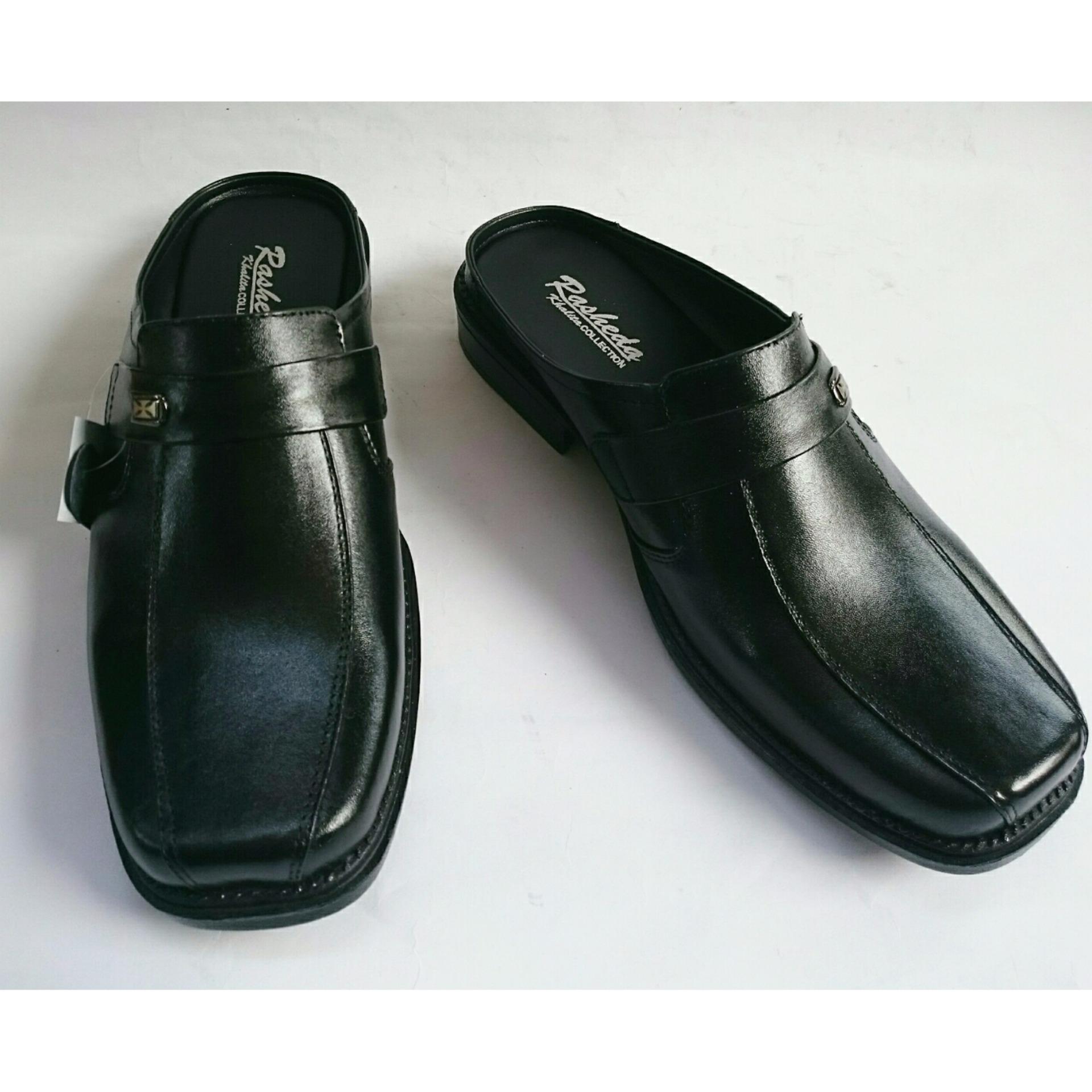 Sandal Sepatu Selop Tutong Pria Kulit Asli VL 02