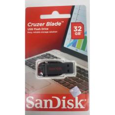 Sandisk Flashdisc Flashdisk USB Flash Drive Cruzer Blade 32GB Gb Ori Original Foto Asli