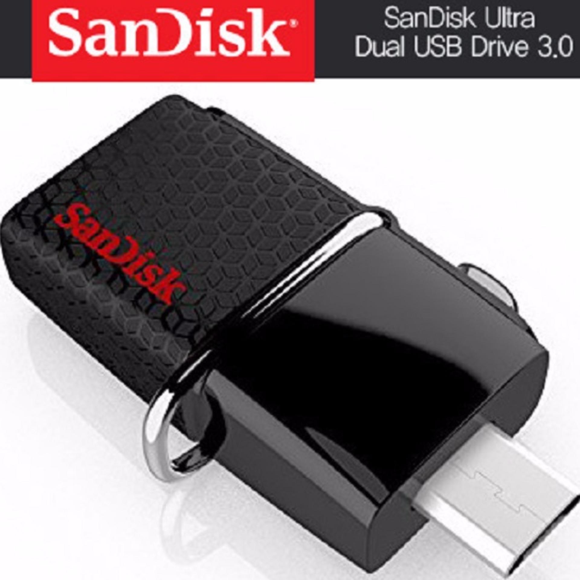 Sandisk flashdisk OTG 32GB USB 3.0 / 150Mbps - Hitam