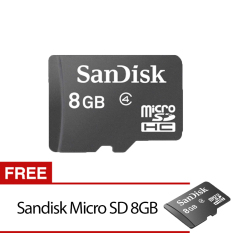 Sandisk Memory Card Class 4 - 8GB + Gratis Sandisk MicroSD 8GB