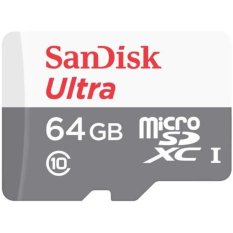 Sandisk Micro SD New 80 MB/s 64 GB Ultra UHS-1 Class 10 SDSQUNB-064G non adaptor