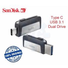 Sandisk Ultra Dual Drive USB Type-C 32GB (150MB/s) - Hitam/Silver