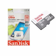 Sandisk Ultra MicroSDHC Card 16GB Class 10 48mb/s Non Adapter