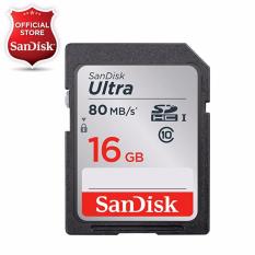 SanDisk Ultra SDHC Card 16GB Class 10 80MB/s