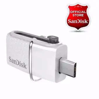 SanDisk USB 3.0 Ultra Dual USB Drive OTG 32GB - Putih